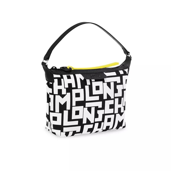 Limited Edition Longchamp Le Pliage Block Logo Print bag - Picture 6 of 6